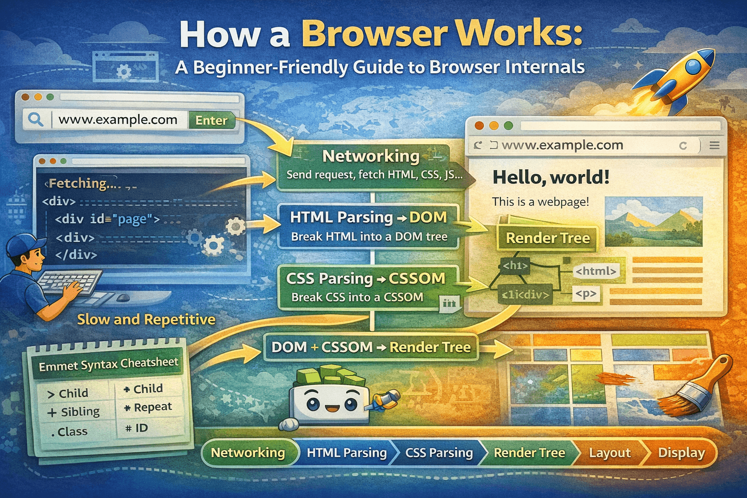 How a Browser Works: A Beginner-Friendly Guide to Browser Internals