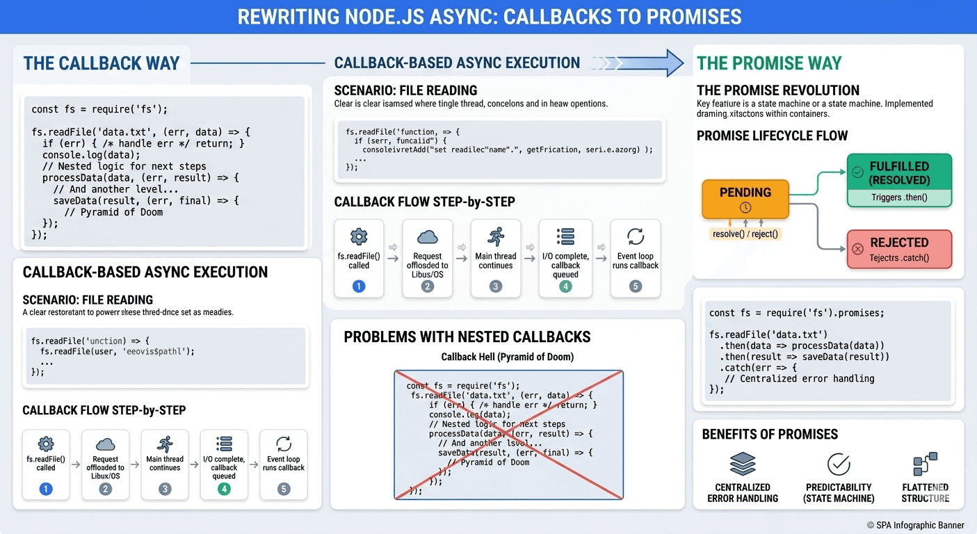 Async Code in Node.js: Callbacks and Promises