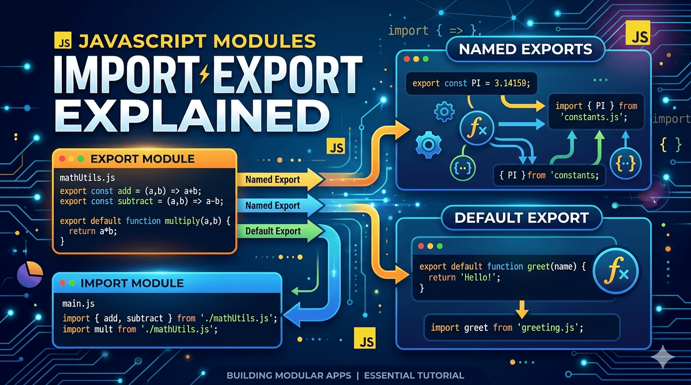 JavaScript Modules: Import and Export Explained